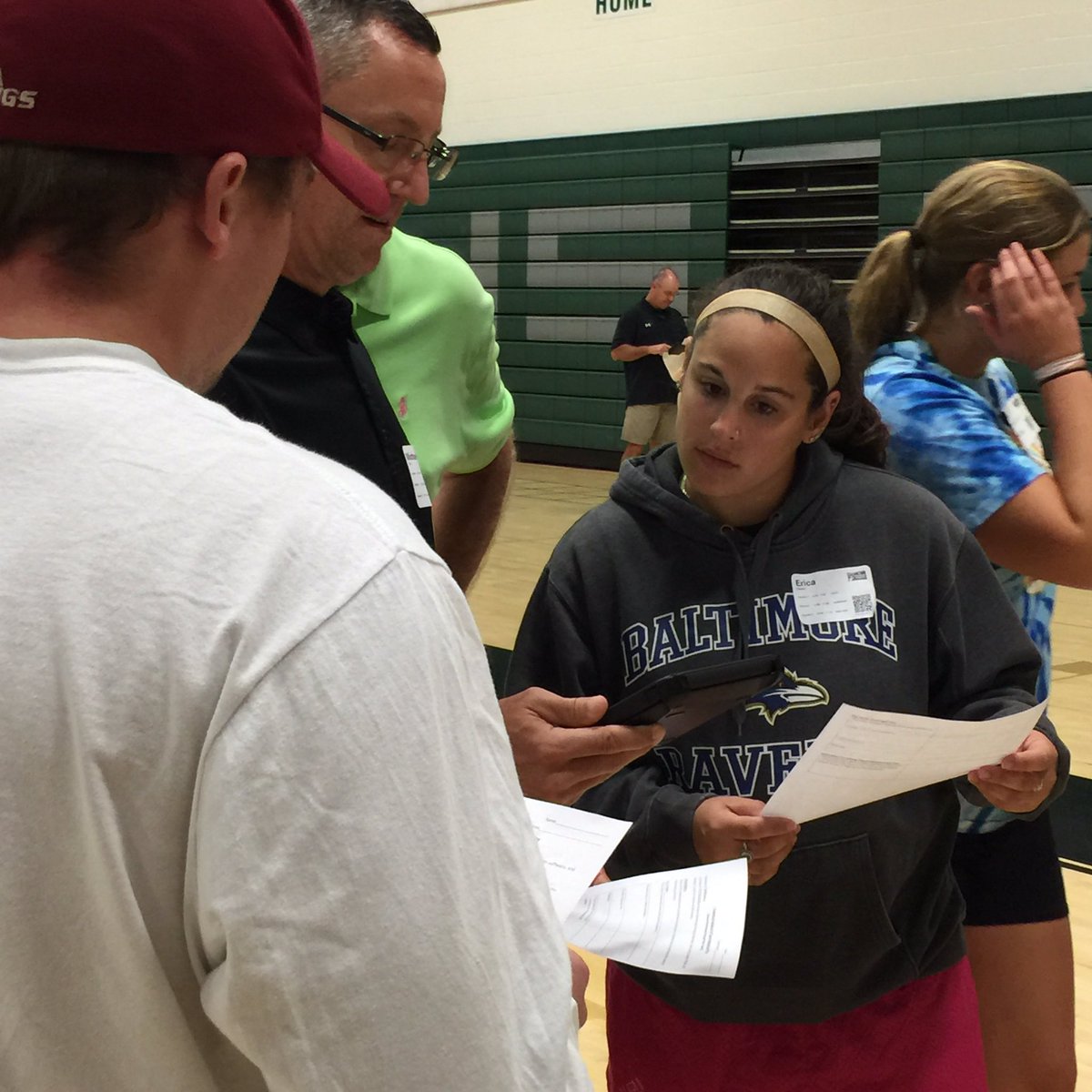 FCPS_SDC's tweet photo. Using iPads to analyze physical data in PE. Very cool! #FCPSEdSym https://t.co/jDpPLuBiK0