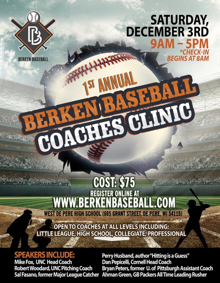 WIBallCentral's tweet photo. Coaches: There's an opportunity to learn from some of the best in the business this December at West De Pere HS https://t.co/iTpJHB1hbX