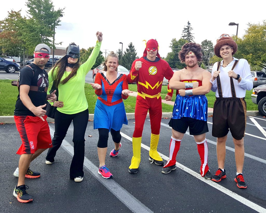 IUHealthECR's tweet photo. Team Turtles & the Super Heroes are here. Coundown is on. #invitedtoliveunited #IUHealthGiving #costumes @IUHealthTeam https://t.co/4lfNS2drNk