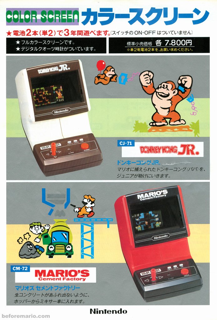 Nostalgic Gamer So Badly Need One Of These Nintendo Color Screen Table Top Game Watch Gamersunite Retrogaming Retrogamer