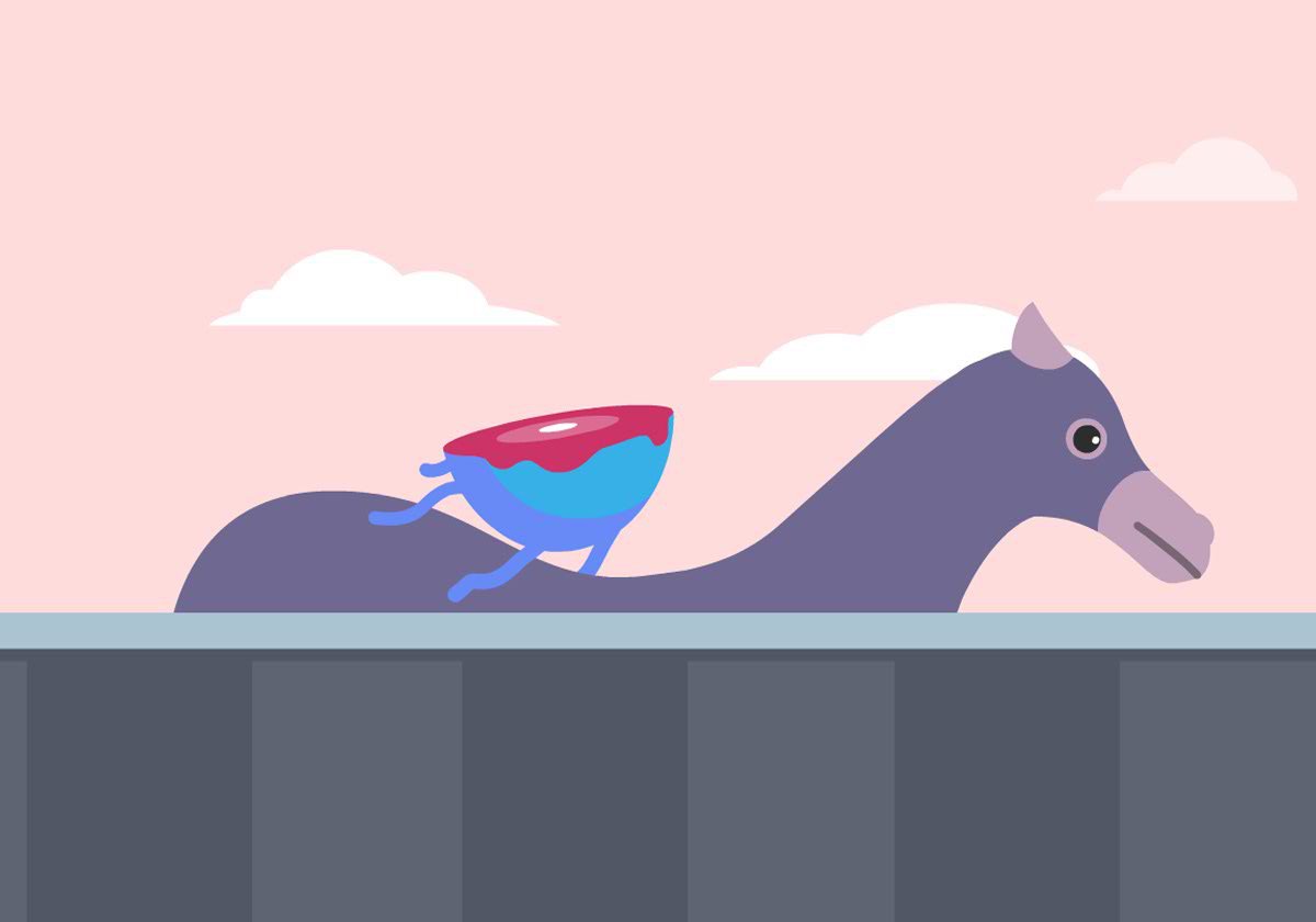 I jousted a penguin! Gonna miss those body parts. #dumbways2 dumbwaystodie.com