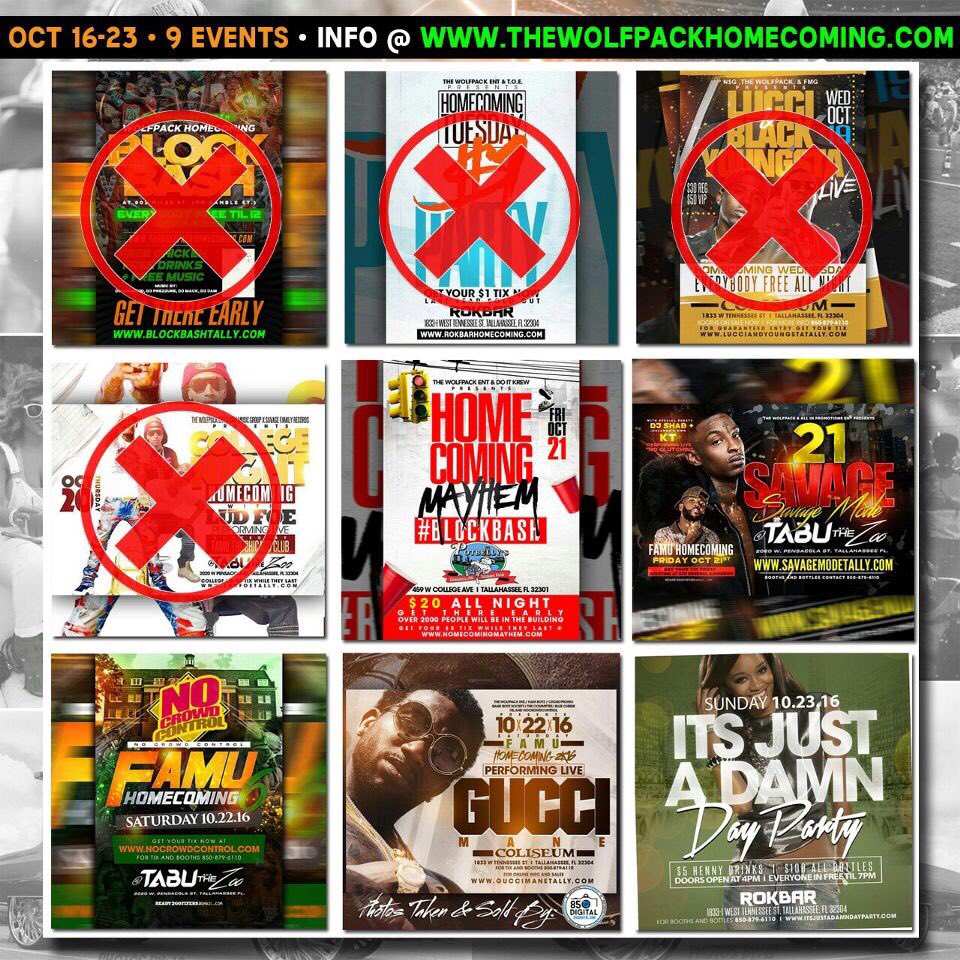 Sherah_Sherah's tweet image. 2 Events TONIGHT‼️ 🚨HOMECOMING MAYHEM #BLOCKBASH and 21 SAVAGE🚨LIT ALL WEEKEND🔥🐺 #WPHomecoming #FAMUHOMECOMING🐍🍊 @TheBlu3print