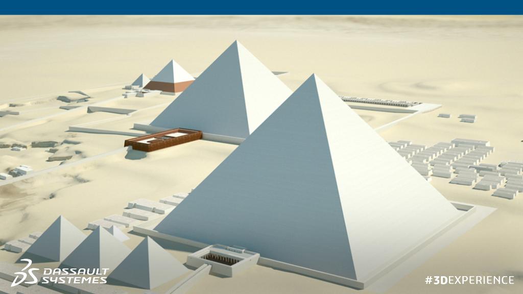 Dassault3DS's tweet image. #ScanPyramids found a hidden space in Khufu Pyramid using muography and 3D simulation! Find out more @ 3ds.one/nEs6h4 #3DEXPERIENCE