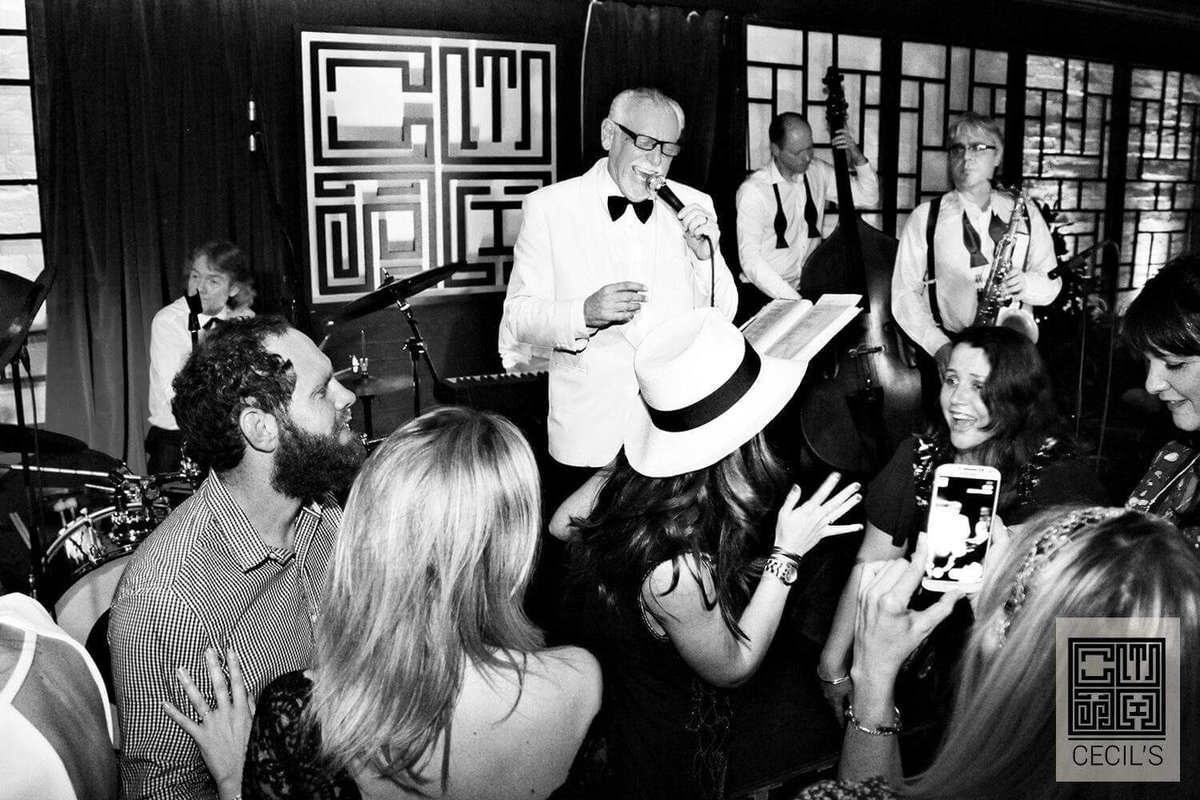 'The Last Dance Saloon' is about to go on stage. Come on down for some jazz and delicious cocktails. #jazztoimpress #sexydudesinwaistcoats
