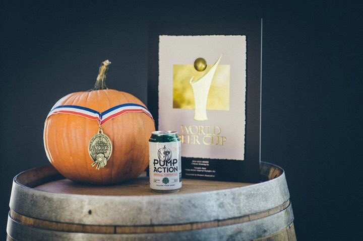Our Pumpkin Beer tasting this evening will include #GABF and World Cup Gold winning Pump Action from @4NosesBrewingCo