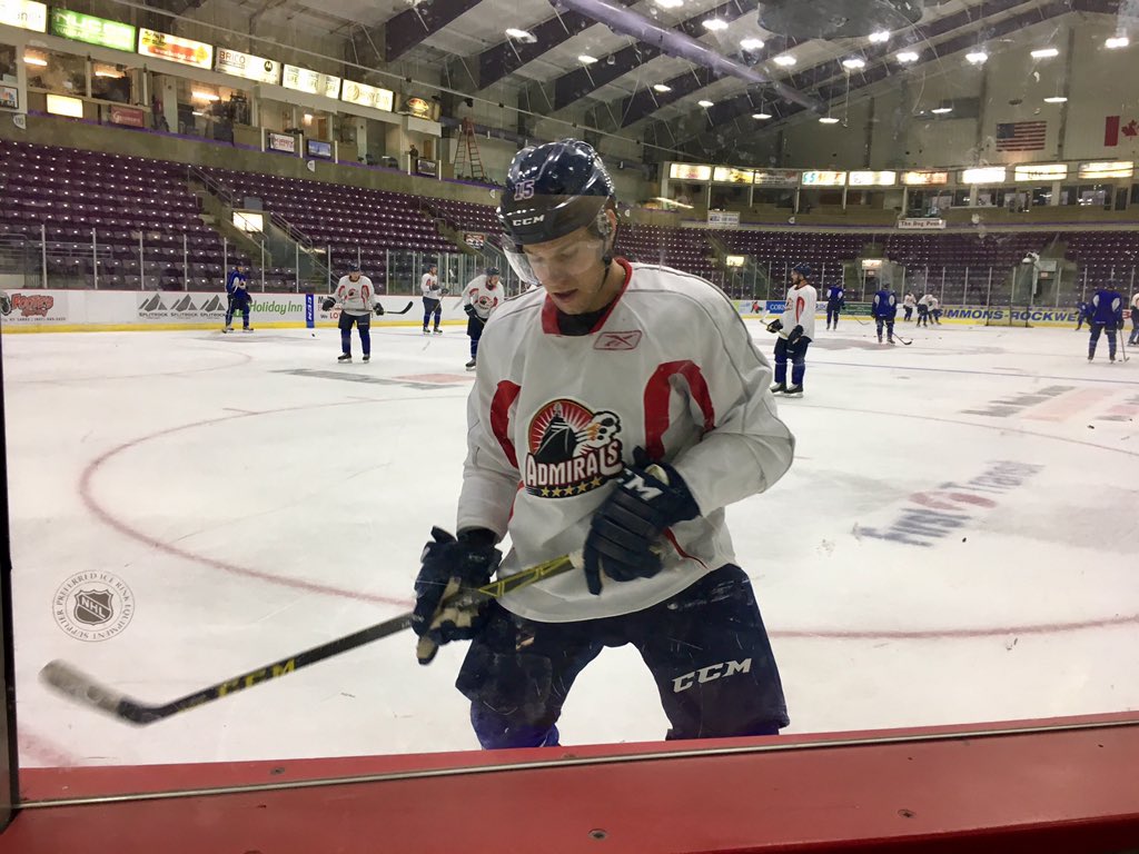 NorfolkAdmirals's tweet photo. Morning skate featuring the one and only @bendavies05! 👋🏼 https://t.co/4w58rdzQ0O