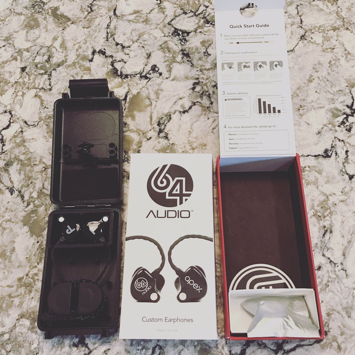Just got these new boys today. Thanks so much <a href="/64audio/">64 Audio</a> for these amazing monitors. #64Audio #64Fam #heareverything
