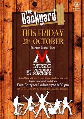 Backyarddoha's tweet photo. See you all at the backyard tonight! MVM to rock your socks off #livemusic #nightlife #party #band #event #doha #rock #instruments #fun #mvm https://t.co/EOpYJUt4hk