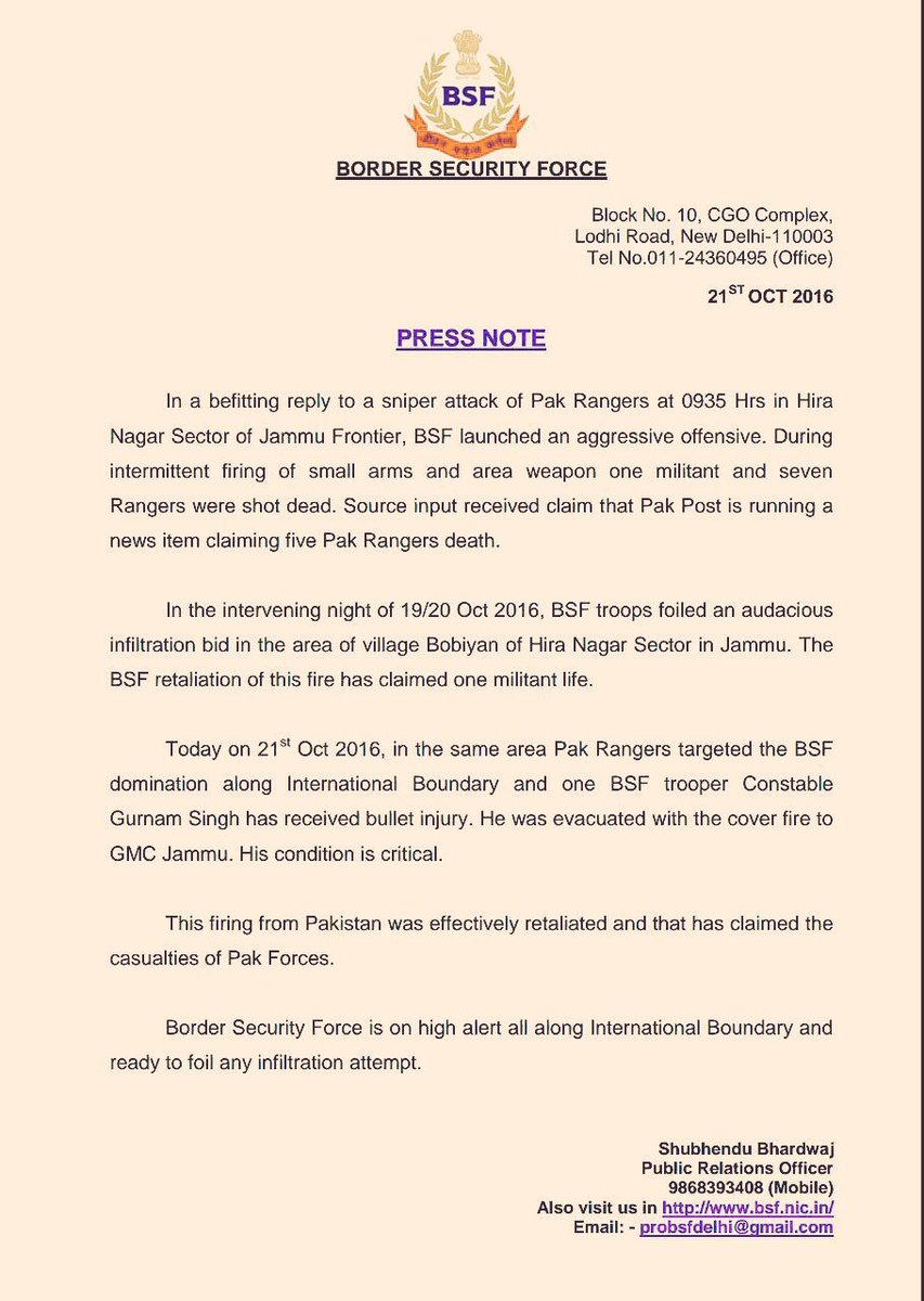 virendersehwag's tweet image. BSF India ki Jai Ho.
Boys have again played really well.
#PeaceIsATwoWayStreet