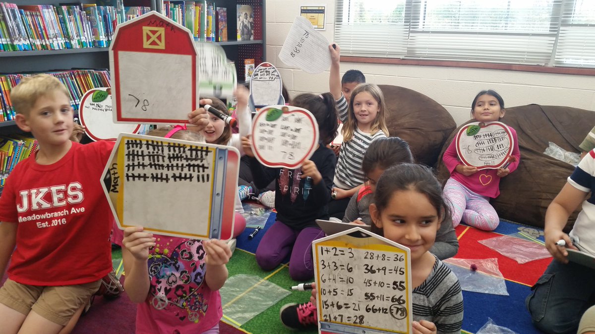 Math in the library.