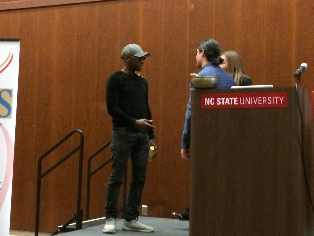 Ncais2016's tweet photo. Awaiting @mkasante 's keynote address at #NCAIS Educators Conference #buck #ncstate https://t.co/tLGr1NMILF