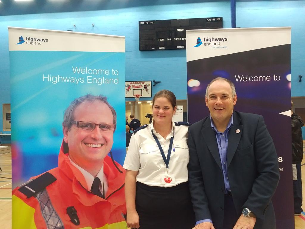 RtHonRobHalfon's tweet photo. Great to see the public services out in full swing today providing care for all over Essex! @HighwaysEAST #HarlowJobsFair https://t.co/ERYQD8cWos