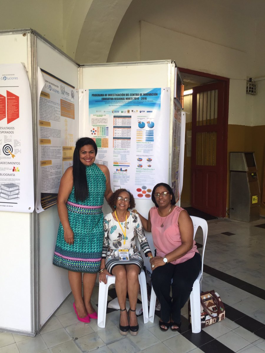 CIERNorte's tweet photo. En convención científica @uni_cartagena @alixpt1 presenta Póster Prog. de Investigación Buenas Practicas #UsoDeTIC en #EscuelasInnovadoras https://t.co/qAfm4eSwvV
