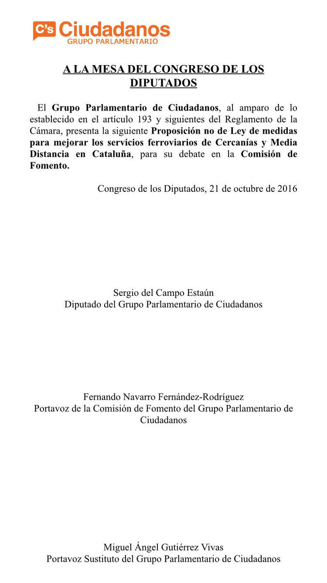 sdelcampocs's tweet photo. PNL mejora serv. ferroviarios Cat. Informe variante de #Vandellós (plazo 3m) .@Cs_Tarragona #Pdfcamp #TGN .@transportpublic #TerresdelEbre https://t.co/KN7gi9kDWi