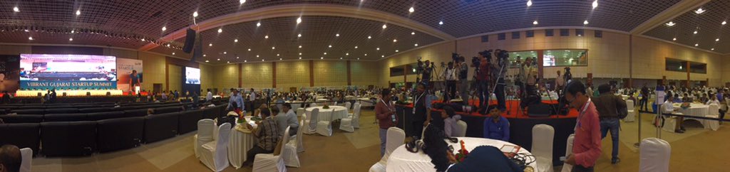 Vibrant Gujarat Startup Summit 2016.
#VGStartup @vijayrupanibjp @startupindia @gujaratstartups