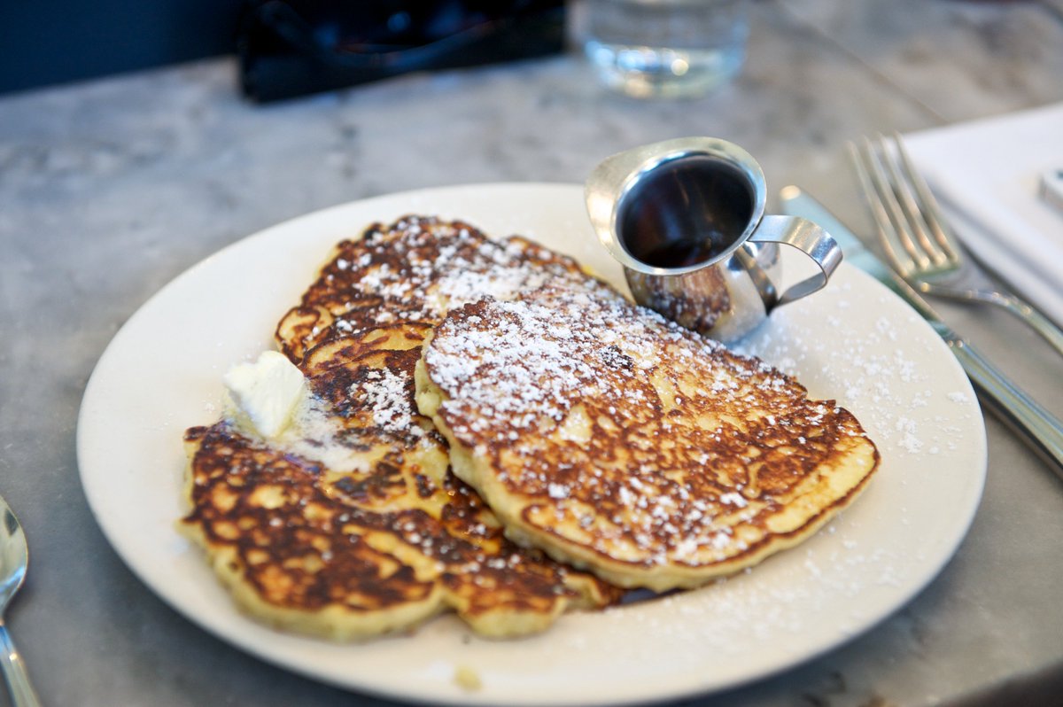7x7's tweet photo. DIY Brunch: Plow's Lemon Ricotta Pancake Recipe https://t.co/FgImIbPCpl https://t.co/jgPIdkFW4g