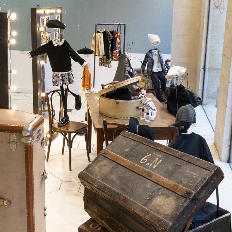 _BONPOINT's tweet photo. Enter the making of a very French movie in the latest #BonpointWindow, inspired by the Nouvelle Vague cinematic atm… https://t.co/GiEyGbPcd1