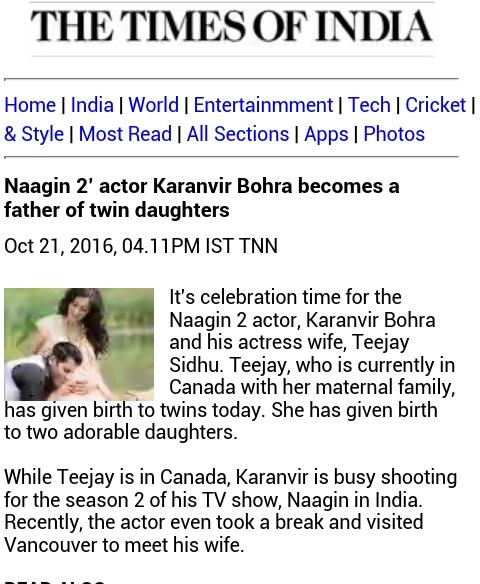 kvbbhatnagar991's tweet photo. So So Happy to read this and Feel awesome Big Congratulation to @bombaysunshine @RealKVB for Twin Angles Love u both https://t.co/CvzOvHdHPN