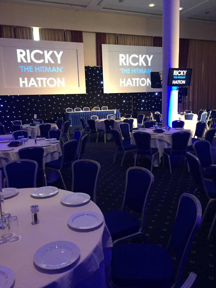 Aspire_Events1's tweet photo. We are all ready for @HitmanHatton here at York Racecourse! See you all soon #events https://t.co/F1r61vf08Z