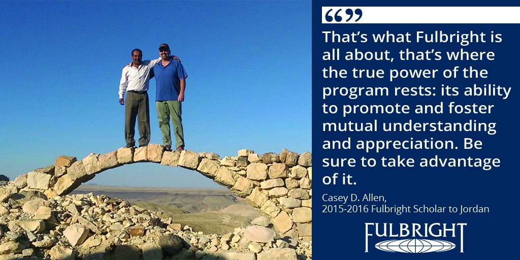 FulbrightSchlrs's tweet photo. #Fulbright Scholar Case Allen @CUDenver shares about his experience in #Jordan: https://t.co/S2tKaOYP2x https://t.co/hnDnqFXHBc