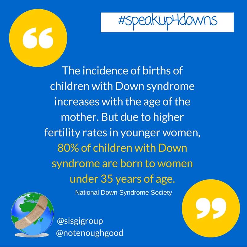 Notenoughgood's tweet photo. There are some common myths when it comes to having a child with #Downsyndrome. Let's bust one...#speakup4downs #dsam16 #theluckyfew https://t.co/nPbuMvqdAd
