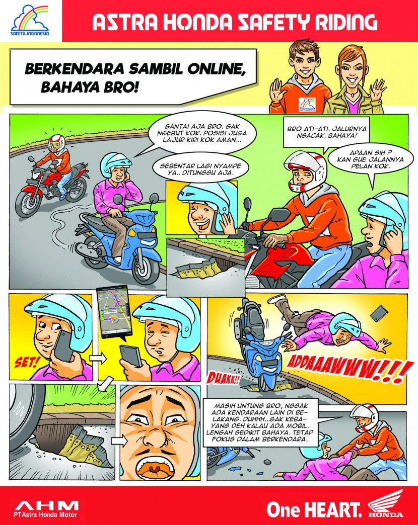 Selalu utamakan keselamatan saat berkendara &amp; ikuti tata tertib berlalu lintas. #AlwaysSafety