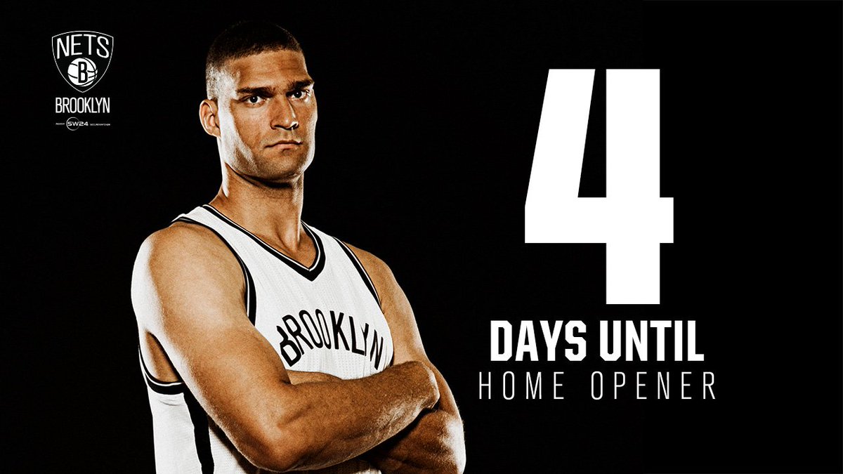 4 days and counting, #Nets fans. It's almost time... https://t.co/9fYnEC0vVv