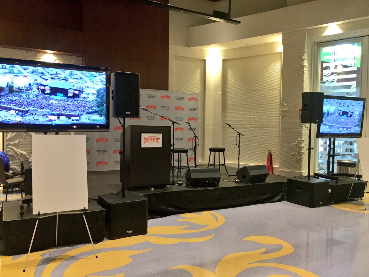 Casinosofwpg's tweet photo. The @Country_Fest presser kicks off right away!!! https://t.co/bJiSukOsaw