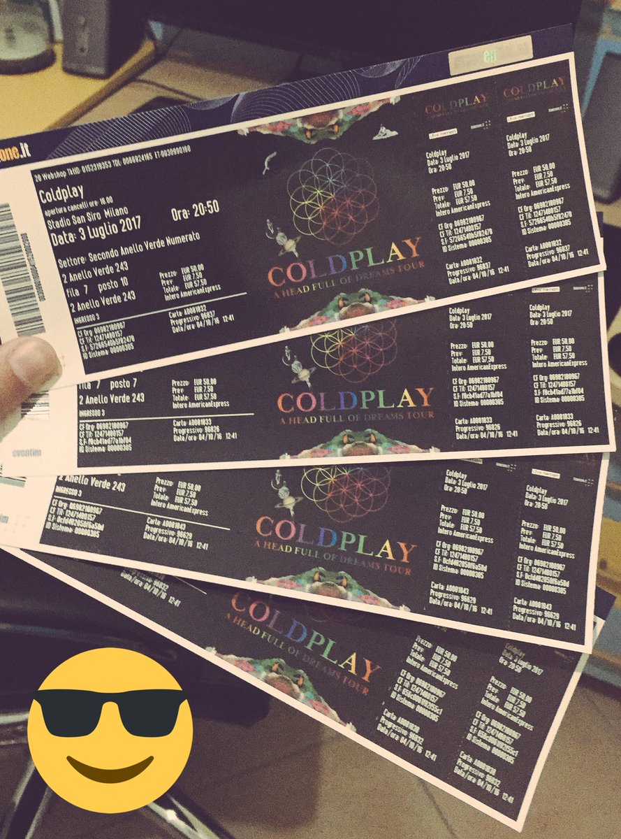 adrydece's tweet photo. Countdown... #coldplay #ColdplayMilan #ticketone #antitrust https://t.co/I0yCdCLkGF