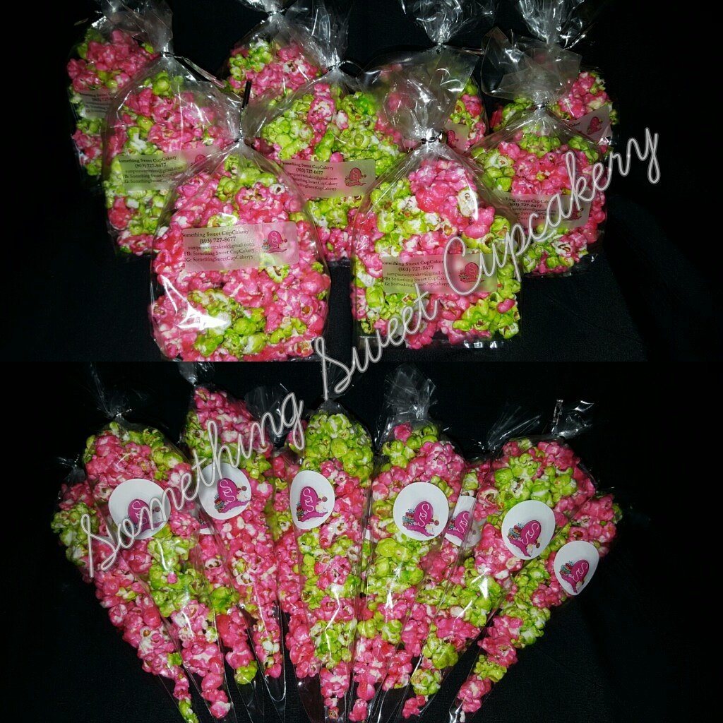 SumthinSweet4Yu's tweet image. Key Lime and Tutti Frutti Popcorn! #CustomizedColor #CustomizedFlavor