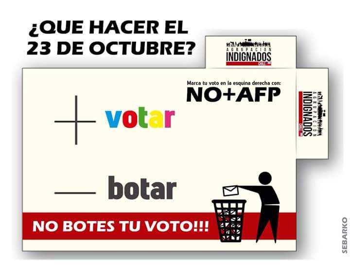 AICH_Oficial's tweet photo. #NoBotesTuVoto #NoMasAFP #TeEstanRobando #YoParoEl4 https://t.co/adz3EcCDS4