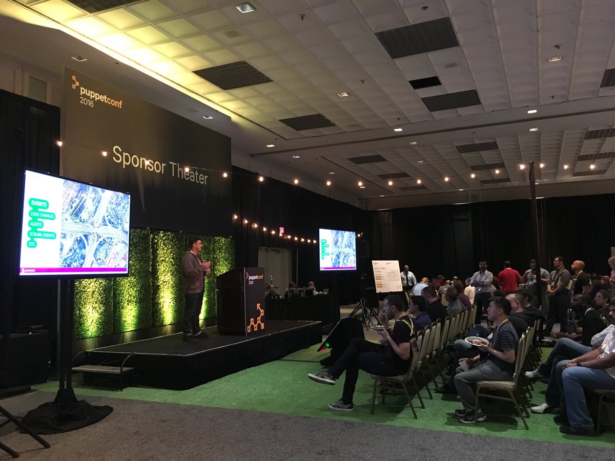 datadoghq's tweet image. Monitoring 101 w/ @scottjenriquez #PuppetConf