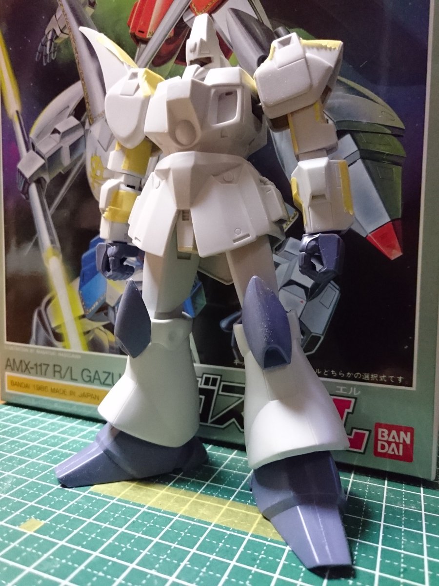 Bookmany Auf Twitter 旧キット 1 144 ガズｒ 股関節をボールジョイントにするつもりでしたが 手持ちが無かったので固定にしました 自分の好みで 少し頭を傾げてます フンドシの下に ２ミリプラ板を貼りました やってることが微妙でわからないと思います