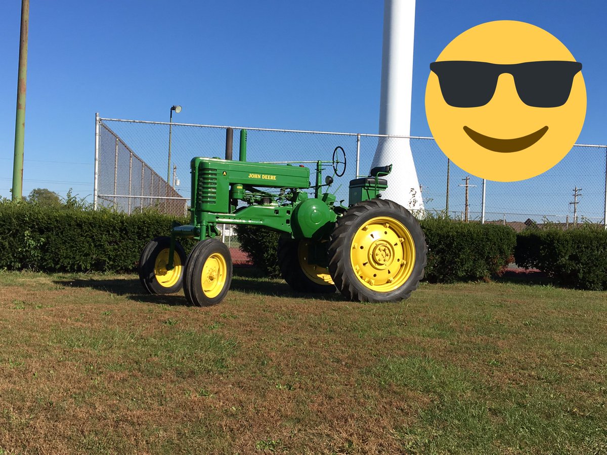 FFAAlumni's tweet photo. I got to drive an A High Crop. https://t.co/YxhVZ3G2q4
