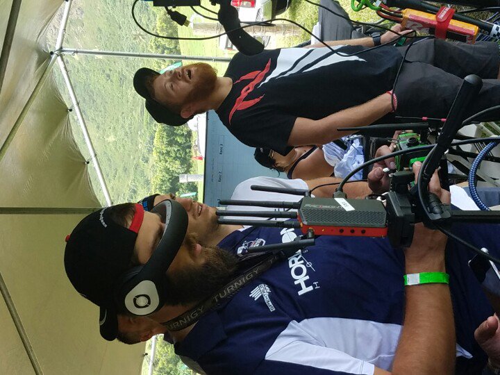 avegant's tweet photo. Here's @paulnurkkala flying in the Digital FPV race at @droneworlds https://t.co/PYUxFlobKY