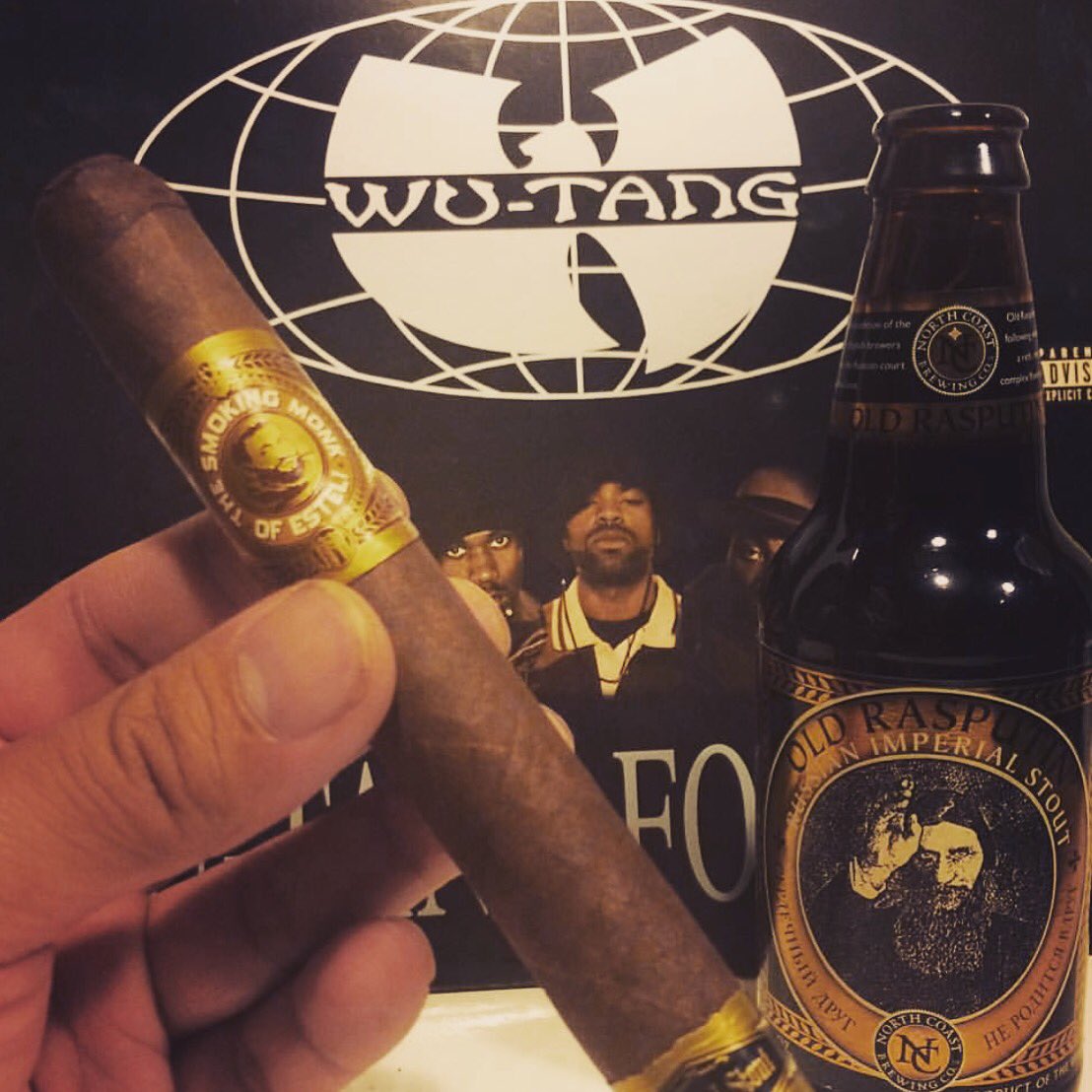 wu tang cigarette WU-TANG, Smoking Monk, and an Imperial Stout... @djconspiracymix certainly  understands how to Friday #de4L