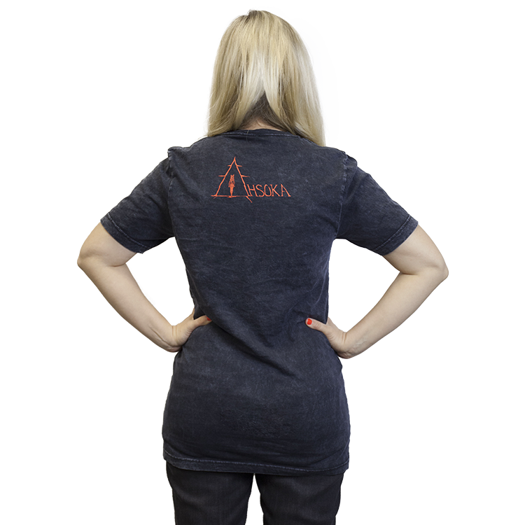 HerUniverse's tweet photo. This powerful Ahsoka's Journey fashion tee features exclusive art by #DaveFiloni  - https://t.co/48uWLVGHk0 #ahsokatano #StarWarsRebels https://t.co/FYkKzYGyz7