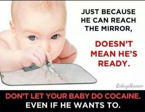 I can't believe we still need these warnings. Come on, parents - wake up!!