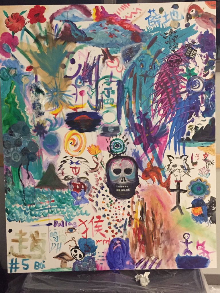 scottmillevents's tweet photo. Big thanks to everyone who made it out for #AB431 last night! And thanks to our host @UFVTrades! This is what the community made. #artbattle https://t.co/GnQhtM7wbW