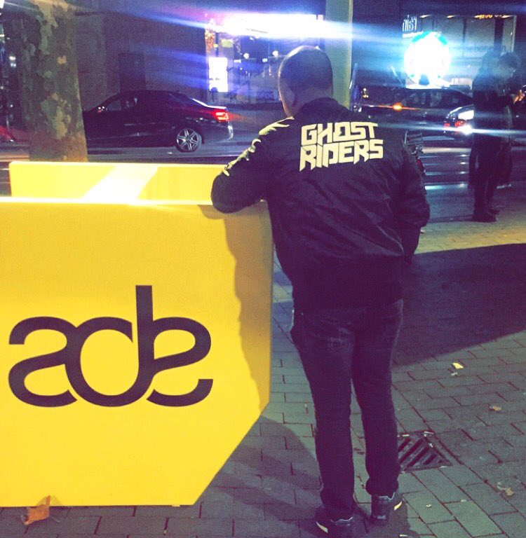 When Amsterdam is the capital city of the music game!! (👻SEXEDUPWORLD) #ade #ghostriders