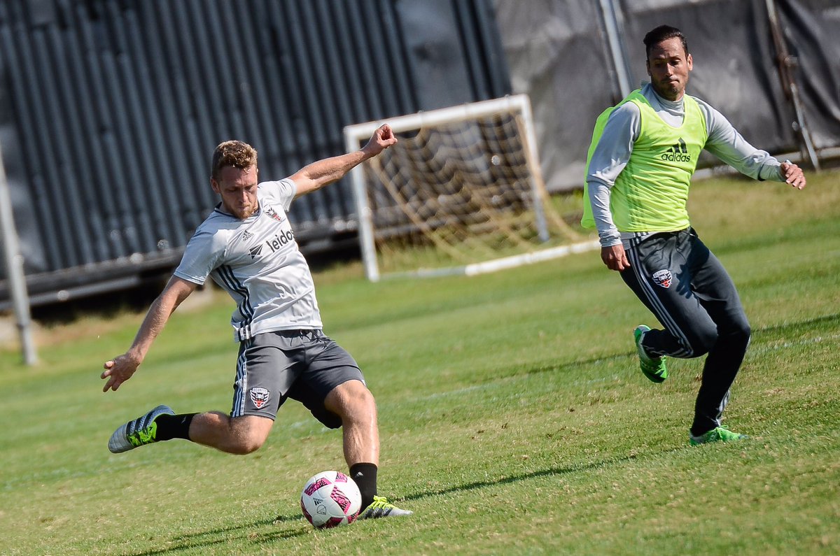 Beautiful day of training before the rain ☀️🌧  🔜 #DecisionDay #ORLvDC #DCU https://t.co/uli73RTV0M