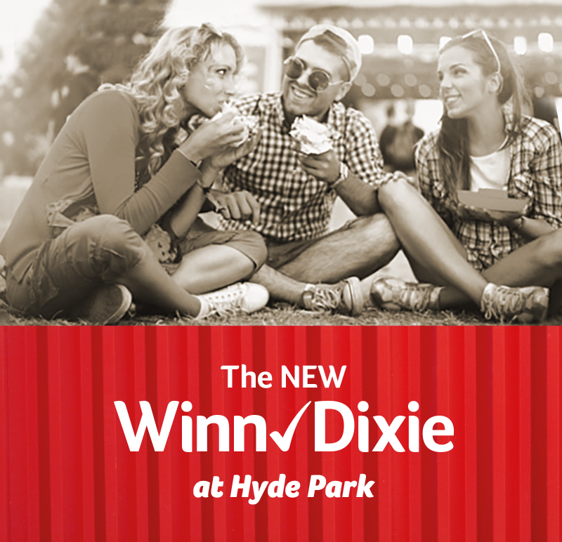 WinnDixie's tweet photo. #Tampa - Join us today 10/21, 4:30–8:30 pm for a “Picnic at the Park” at the new #WinnDixieHydePark Enjoy live music, local food &amp; more! https://t.co/0KzdQtE1sB