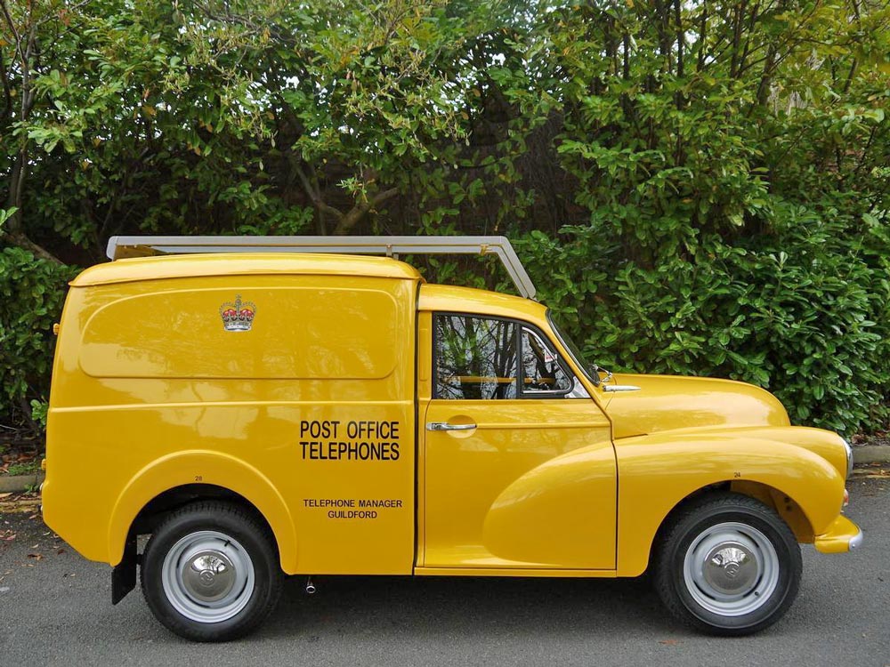 The Morris Minor van and pick-up were produced from 1953 until the end of Minor production in 1972.