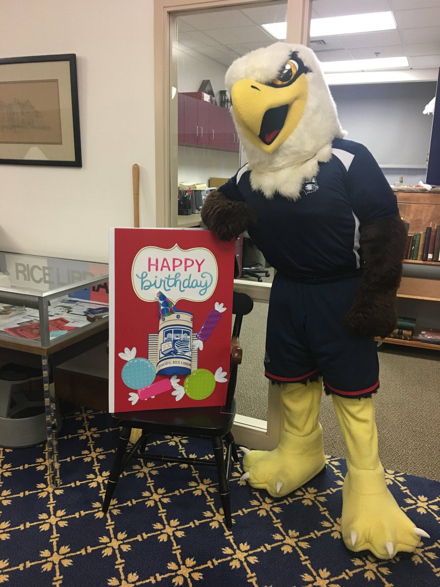 archibaldeagle's tweet image. My birthday party is tomorrow, so I visited @RiceLib for blasts from my past. Come hang out at 1 tomorrow - I'll have cake! #ScreaglePride