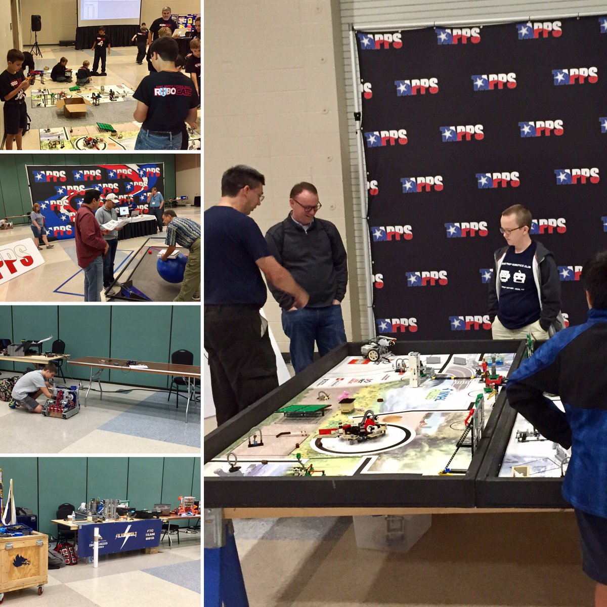 FIRSTinTexas's tweet image. Lots of action happening at the #TAPPSRobotics Expo. #FLL FTCTeams @TAPPSnet