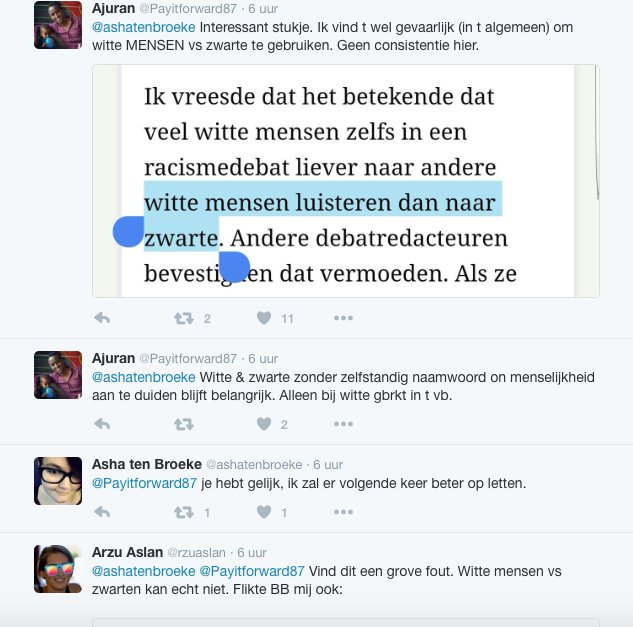 maartented's tweet photo. @wolf_wim @wierdduk @rianschmits @mariekehoogwout @LinekeK zelfs als je je best doet, branden ze je af. cc @ashatenbroeke #Helperwhitey https://t.co/BKDtlXJYy1