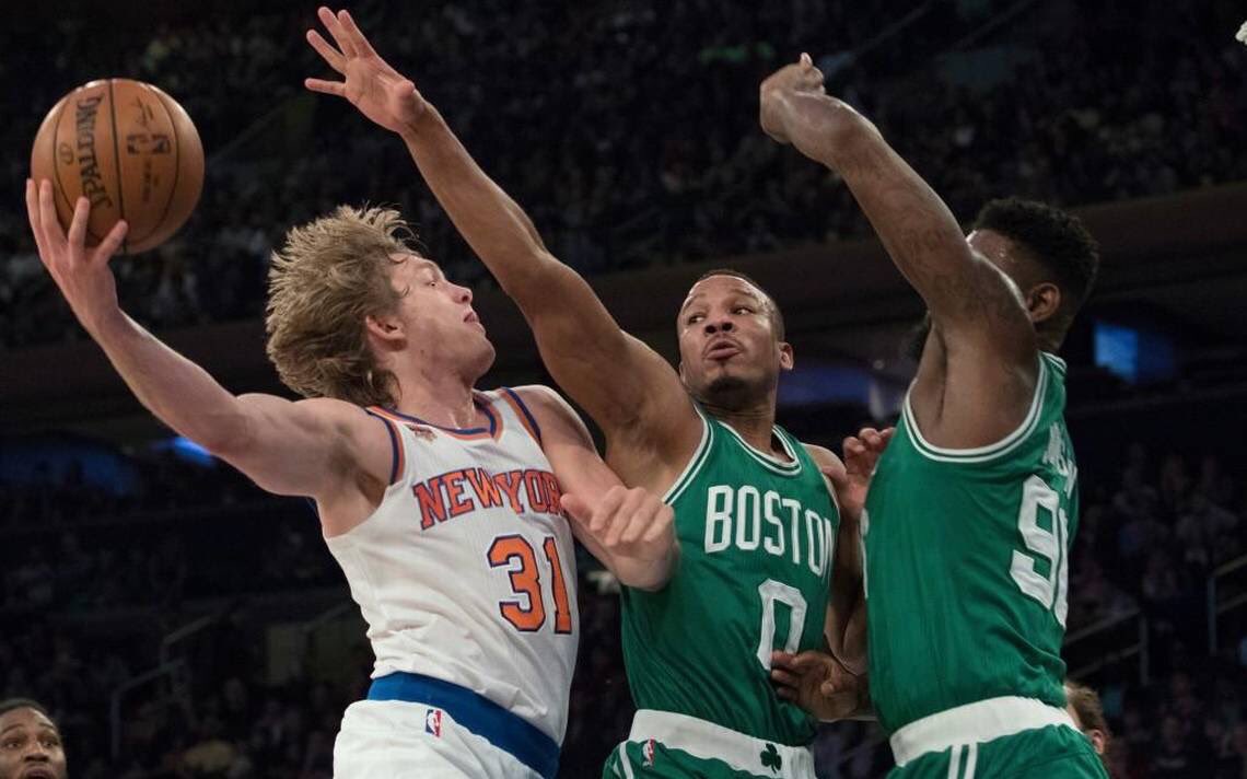 ShockerHoops's tweet photo. Congratulations to Ron Baker making the @nyknicks final roster. 

Scott City, Kansas > Wichita, Kansas > New York City, New York #BigTime https://t.co/atbo950n8H
