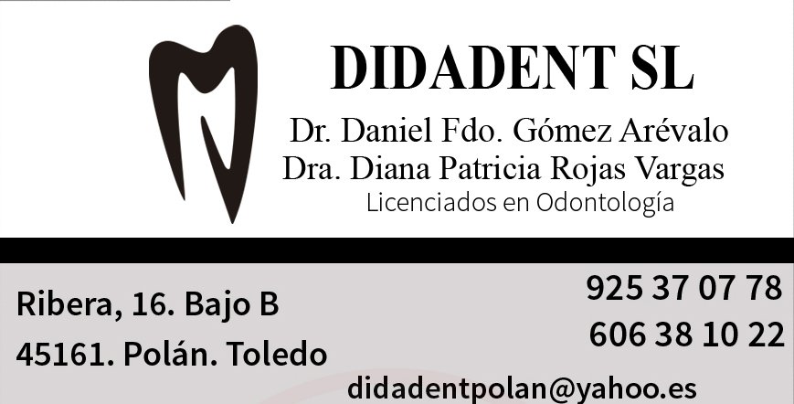CABGuadamur's tweet photo. La clínica dental DIDADENT también nos presta su apoyo en la presente campaña. https://t.co/PJleFMFOf3