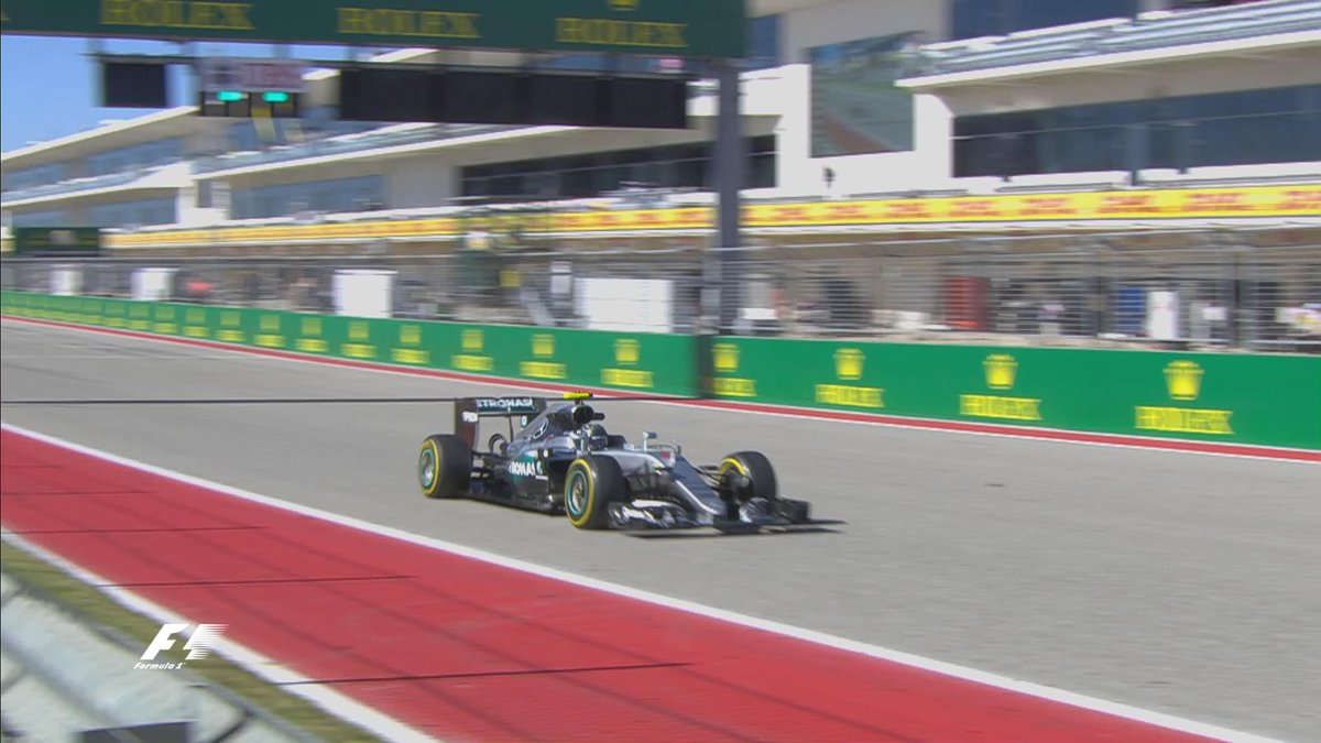 TOP TEN - END OF #FP2   1 ROS 📸 2 RIC 3 HAM 4 VET 5 VES 6 HUL 7 PER 8 BUT 9 ALO 10 RAI  #USGP https://t.co/UwPq339PjI