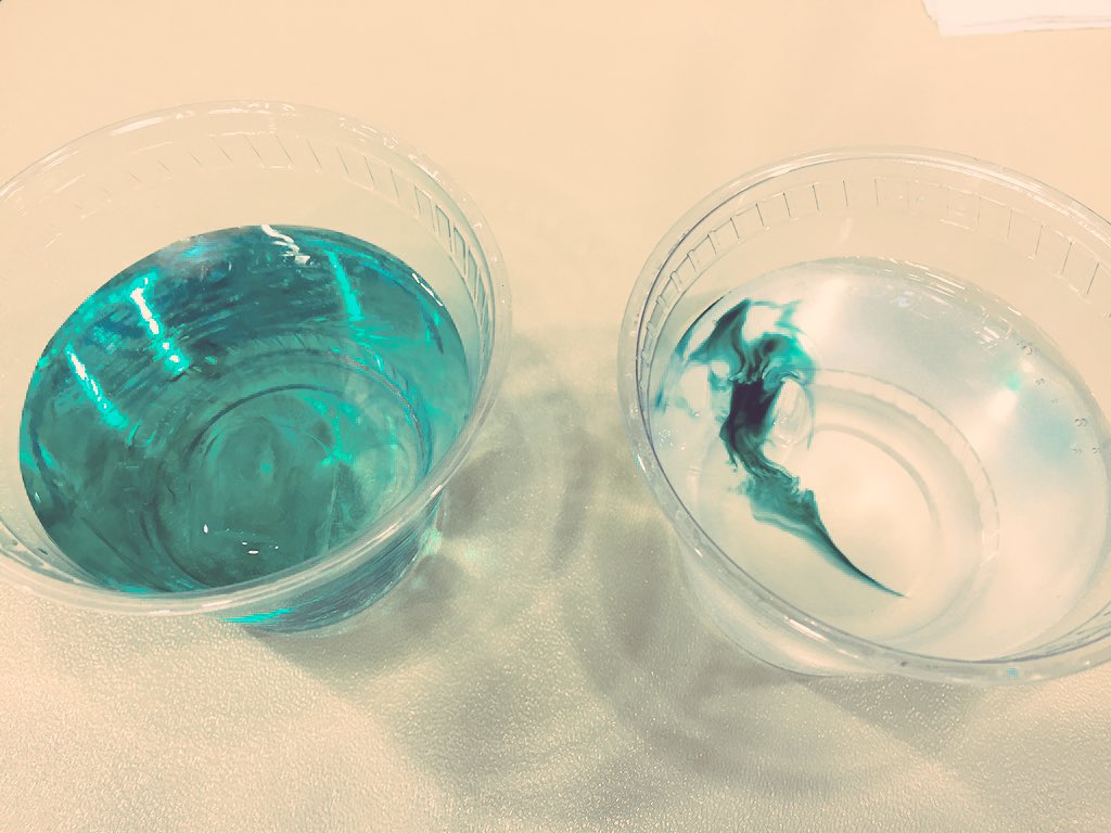 STEM4Real's tweet photo. Melting an ice cube in fresh vs. salt water: which one is melting faster? Creating opportunities for discourse! #cascience16 #scienceoutloud https://t.co/ynGmu8cUYM